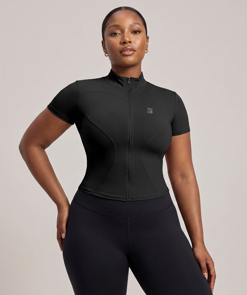 NuSculpt Zip Tee