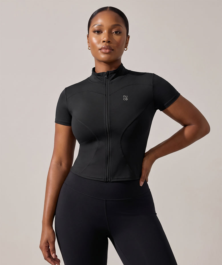 NuSculpt Zip Tee