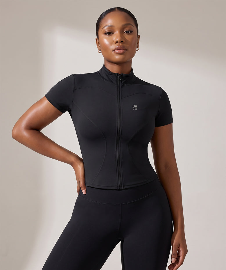 NuSculpt Zip Tee