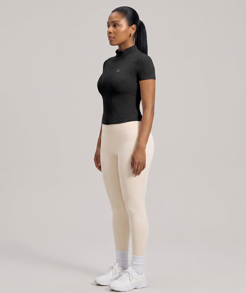 NuSculpt Zip Tee
