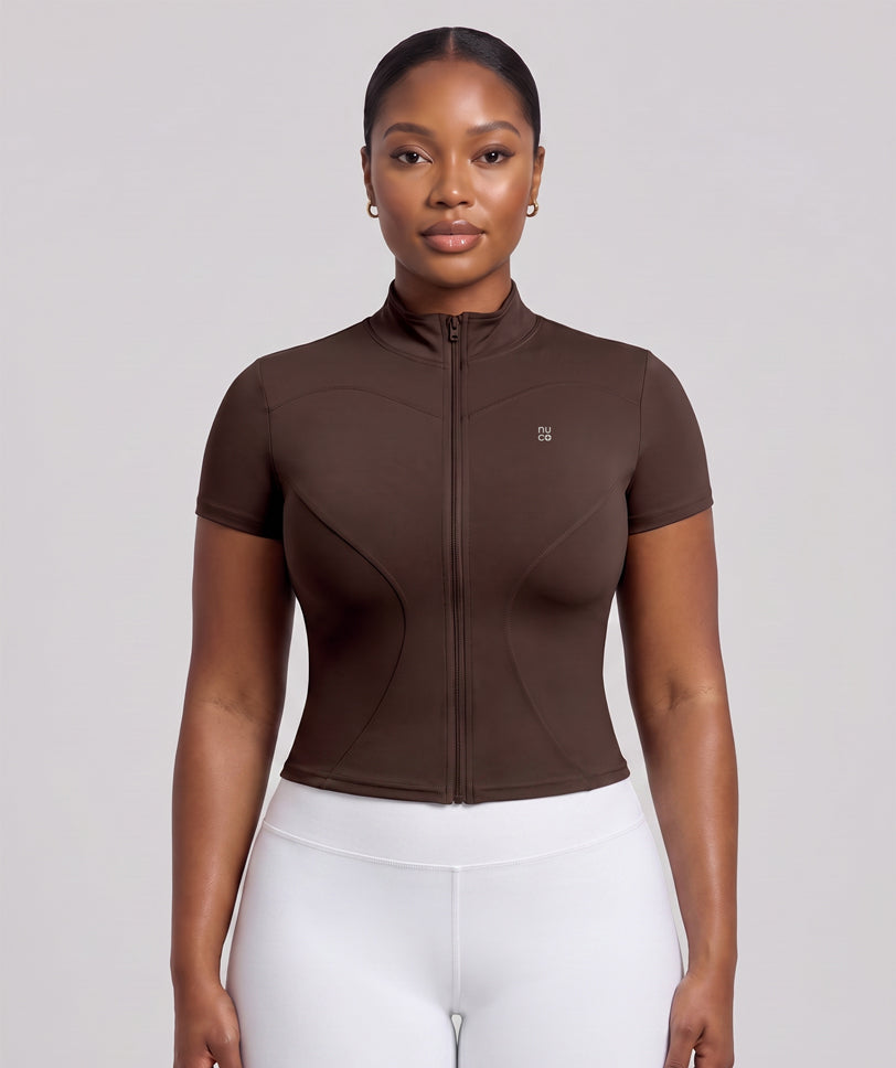 NuSculpt Zip Tee