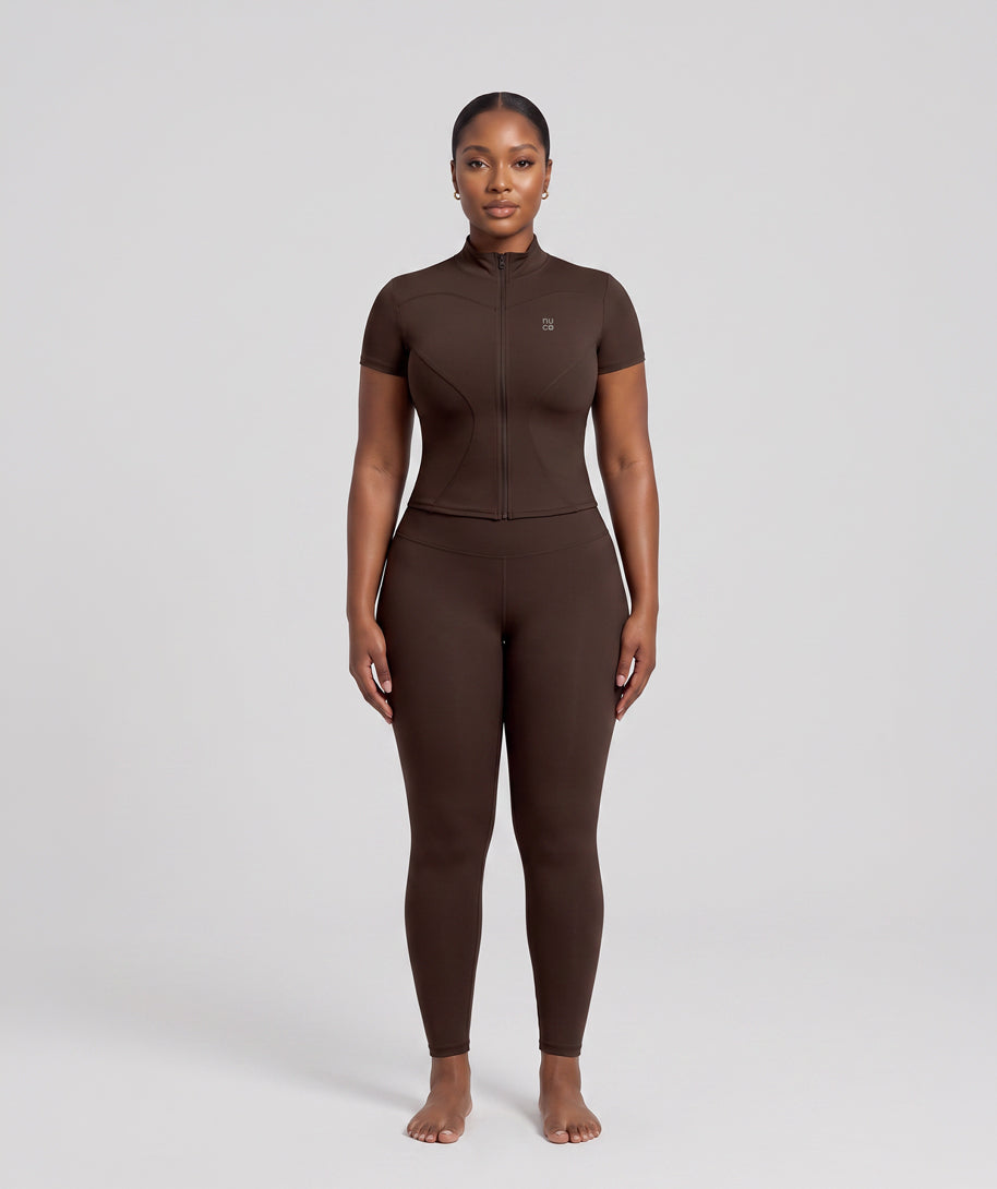 NuSculpt Zip Tee